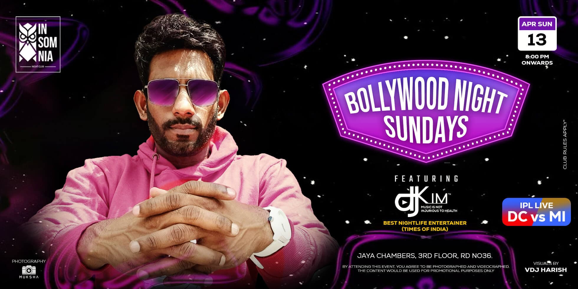Sunday Bollywood Night Ft DJ Kim