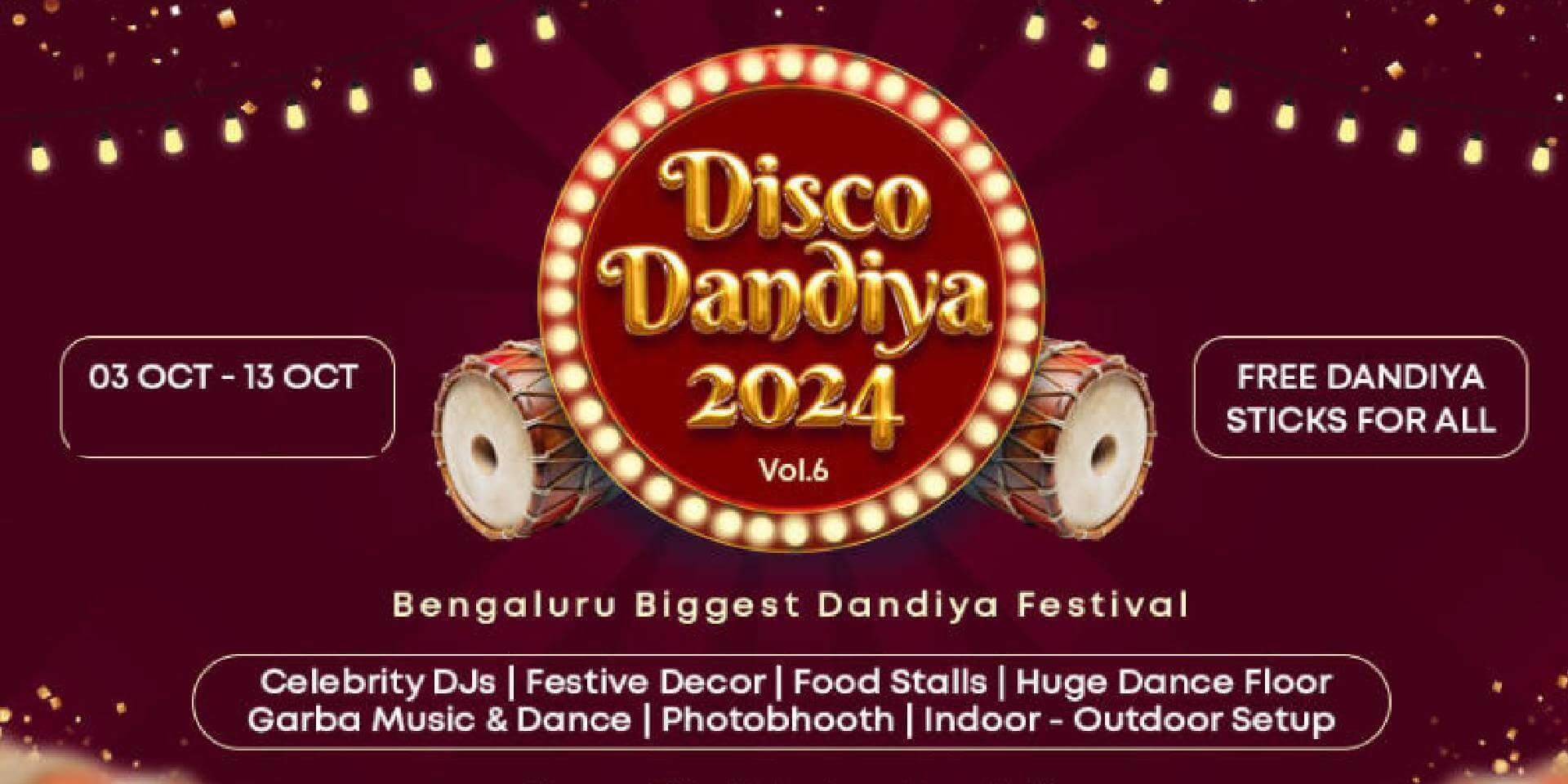 Disco Dandiya 2024 Vol 6 | Gillys Marathalli