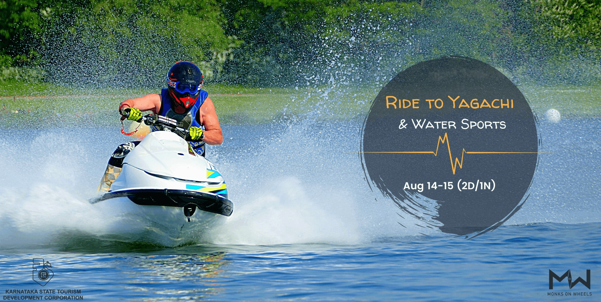 Ride to Yagachi And Water Sports || Monks on Wheels