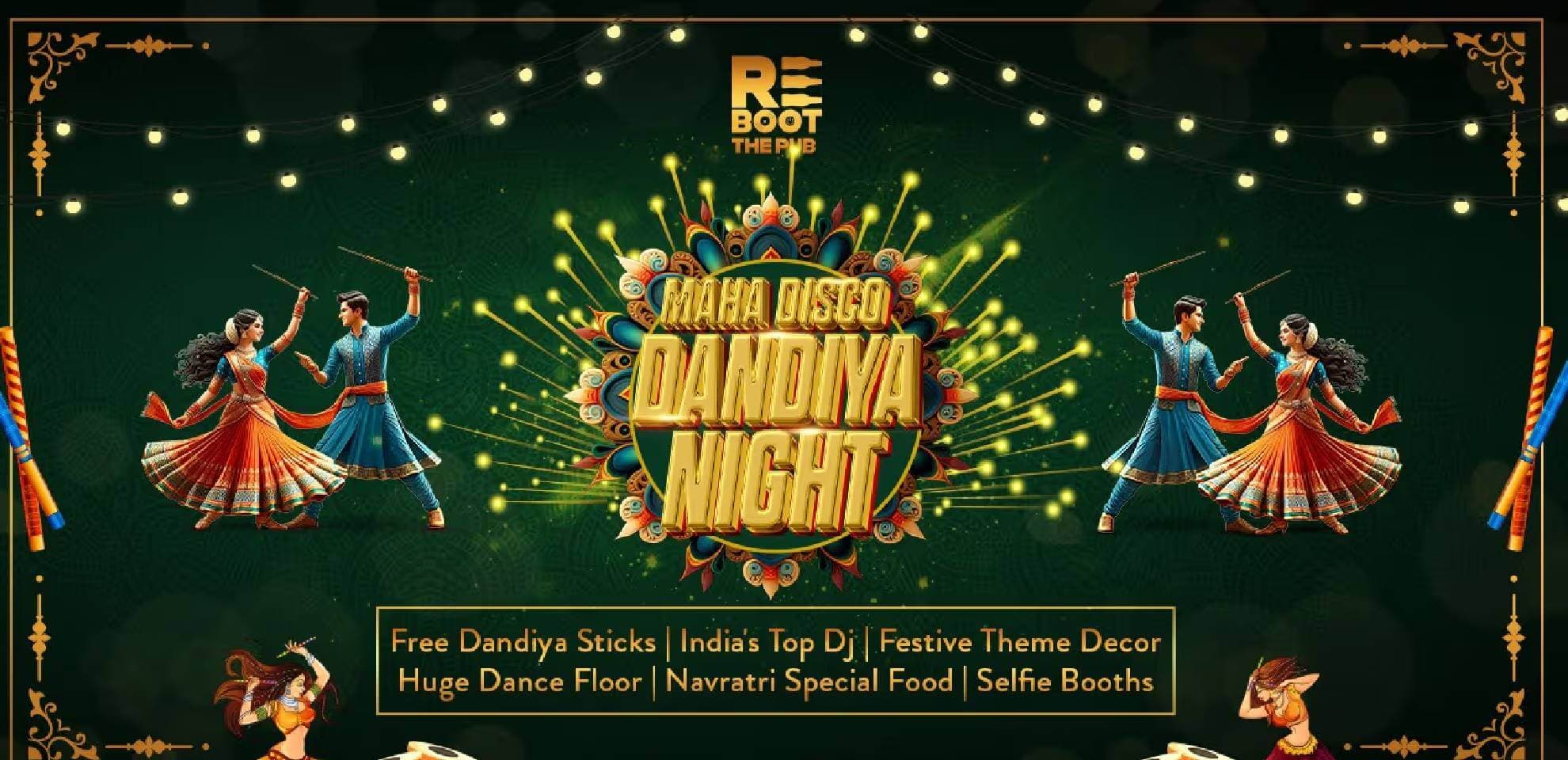 Maha Disco Dandiya Night 2025 | Reboot The Pub