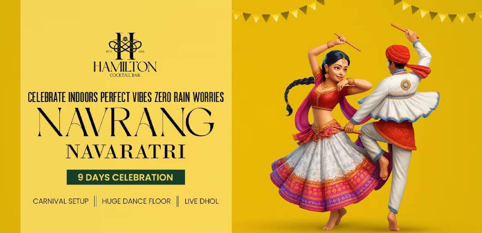 Navrang Navratri Dandiya 2025 At Whitefield | Hamilton