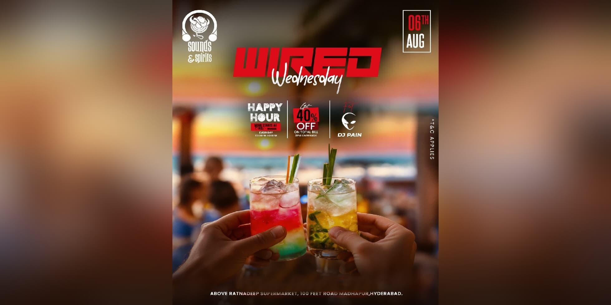 Wired Wednesday Bollywood Night | Sounds & Spirits