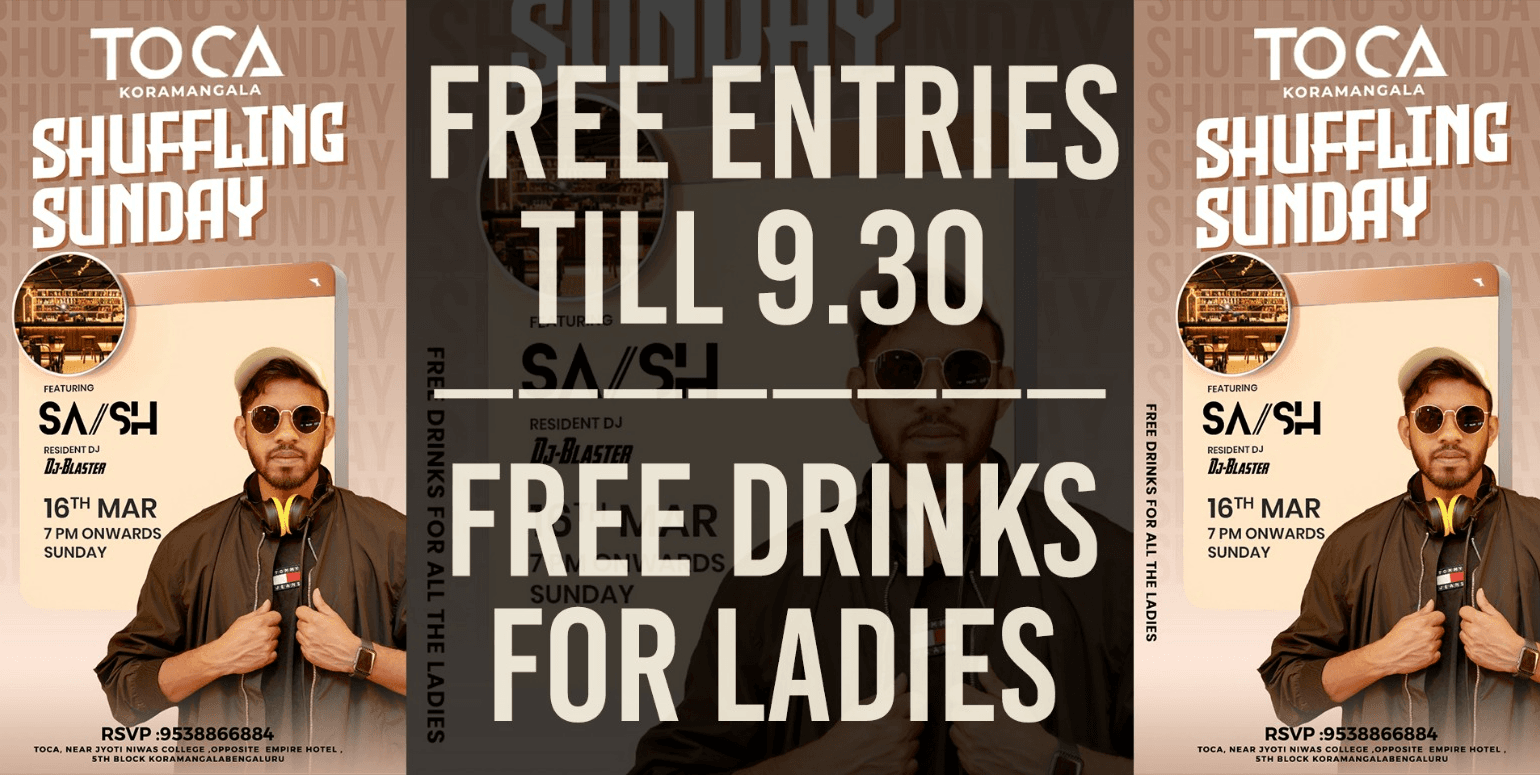 Shuffling Sunday | Toca Koramangala