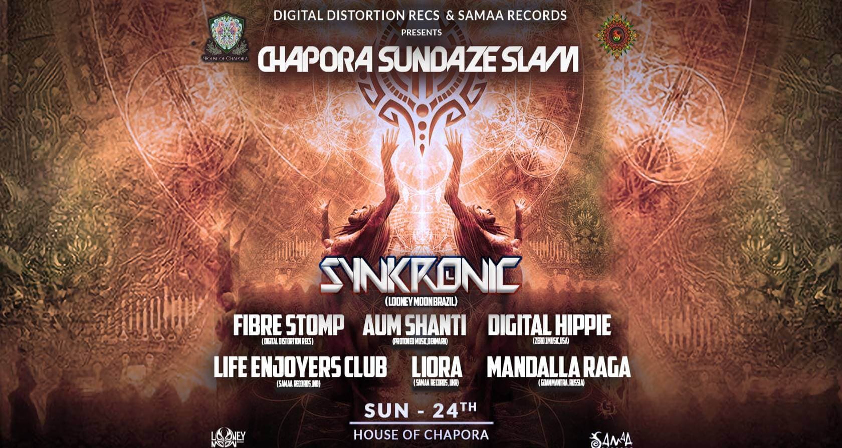 Synkronic (brazil) live at Chapora Sundaze Slam -House of Chapor