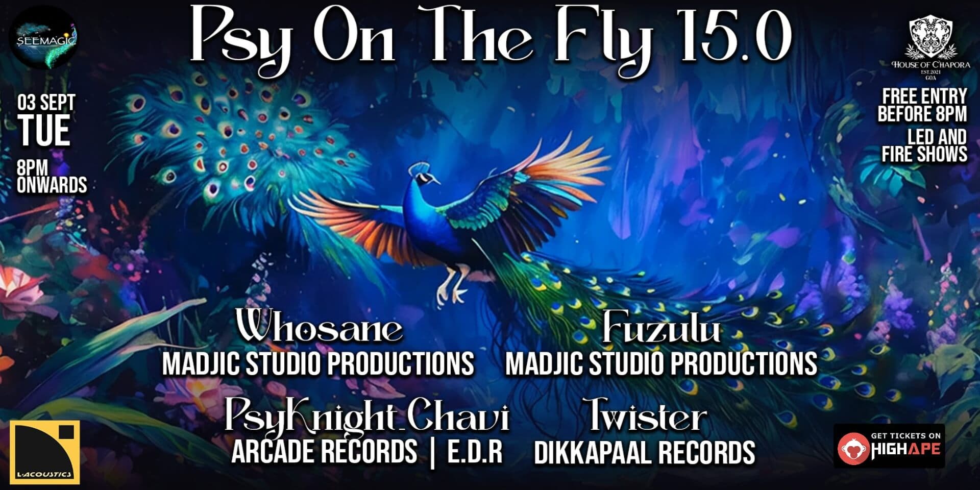 Psy On The Fly 15.0 | House of Chapora