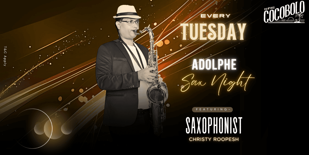 Every Tuesday Adolphe Sax Night