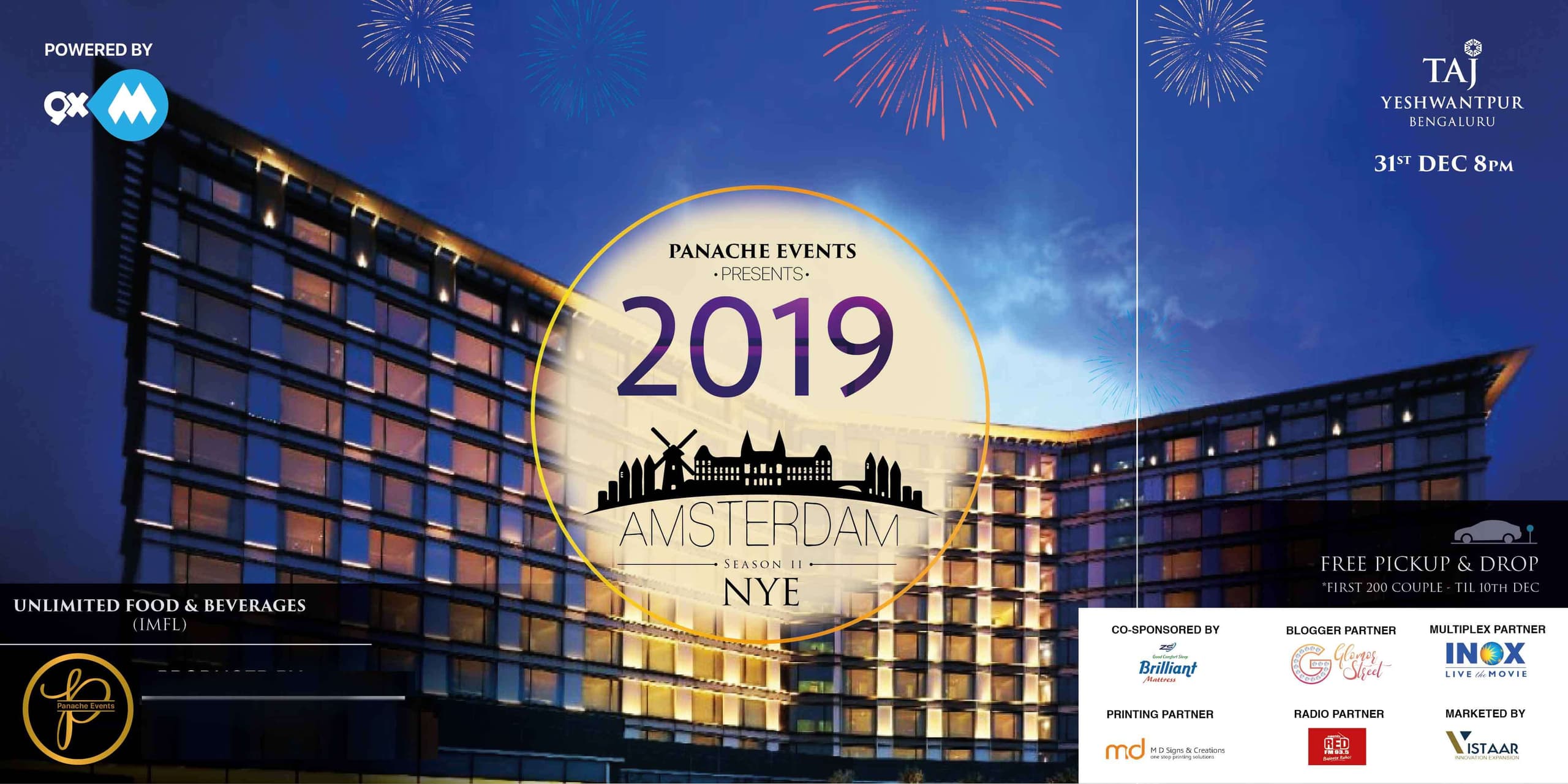Amsterdam NYE 2019 - Vivanta By Taj