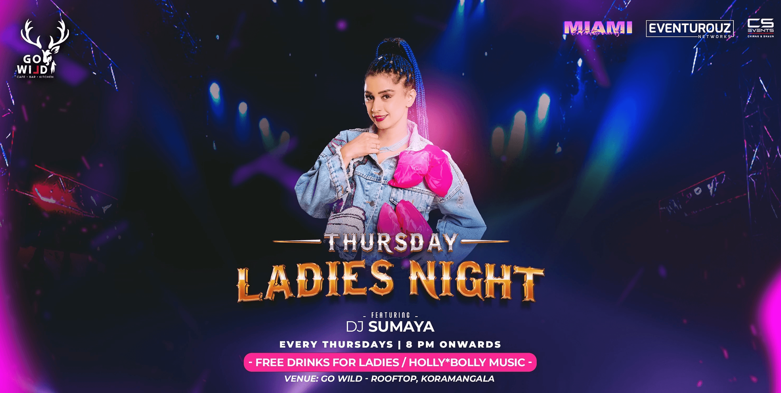 Thursday Ladies Nights | Go wild Rooftop & Lounge