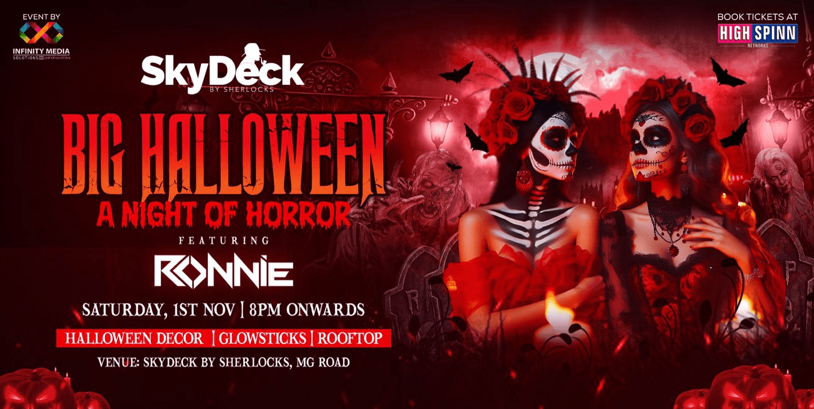 Big Halloween A Night Of Horror  | Skydeck MG Road