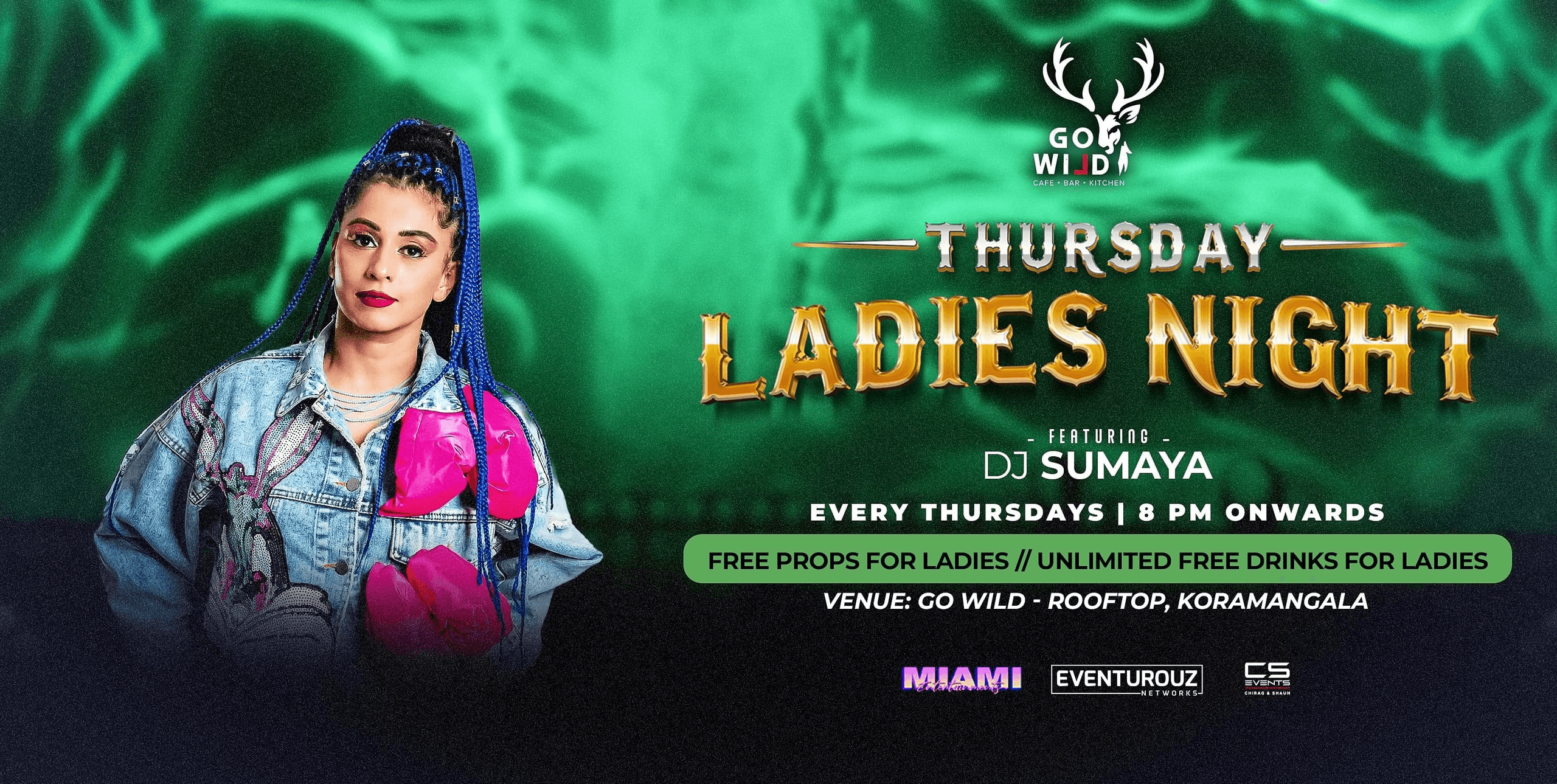 Thursday Ladies Nights | Go wild Rooftop & Lounge