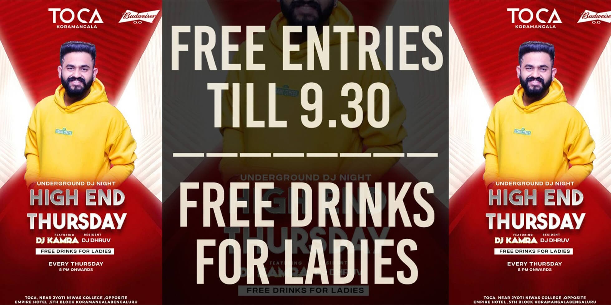 High End Thursday At Toca Koramangala