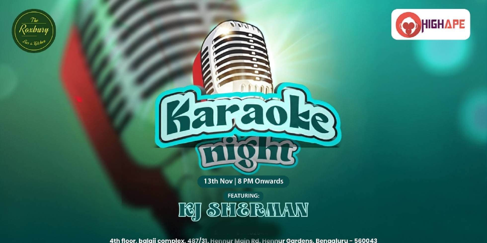 Karaoke Night Ft KJ Sherman