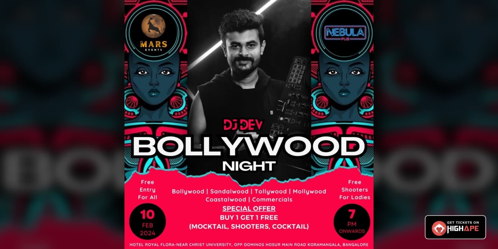Bollywood Night | Nebula Pub