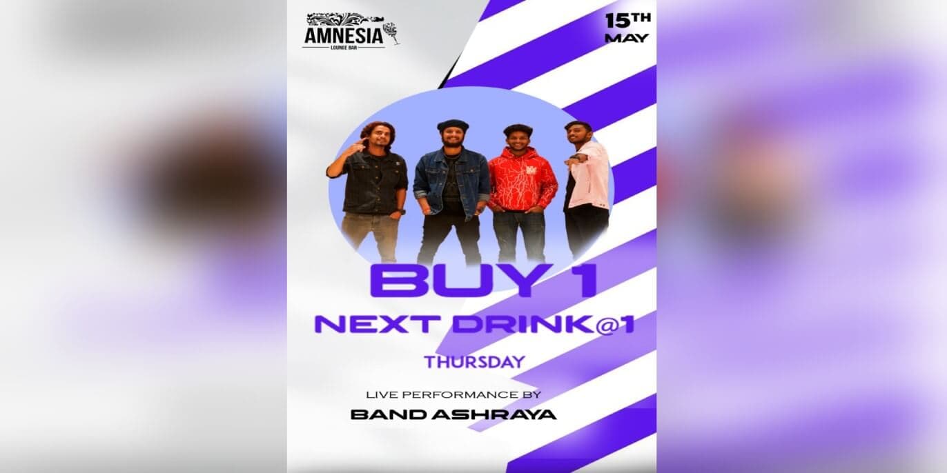 Thursday Live Performance Ft Band Ashraya | Amnesia