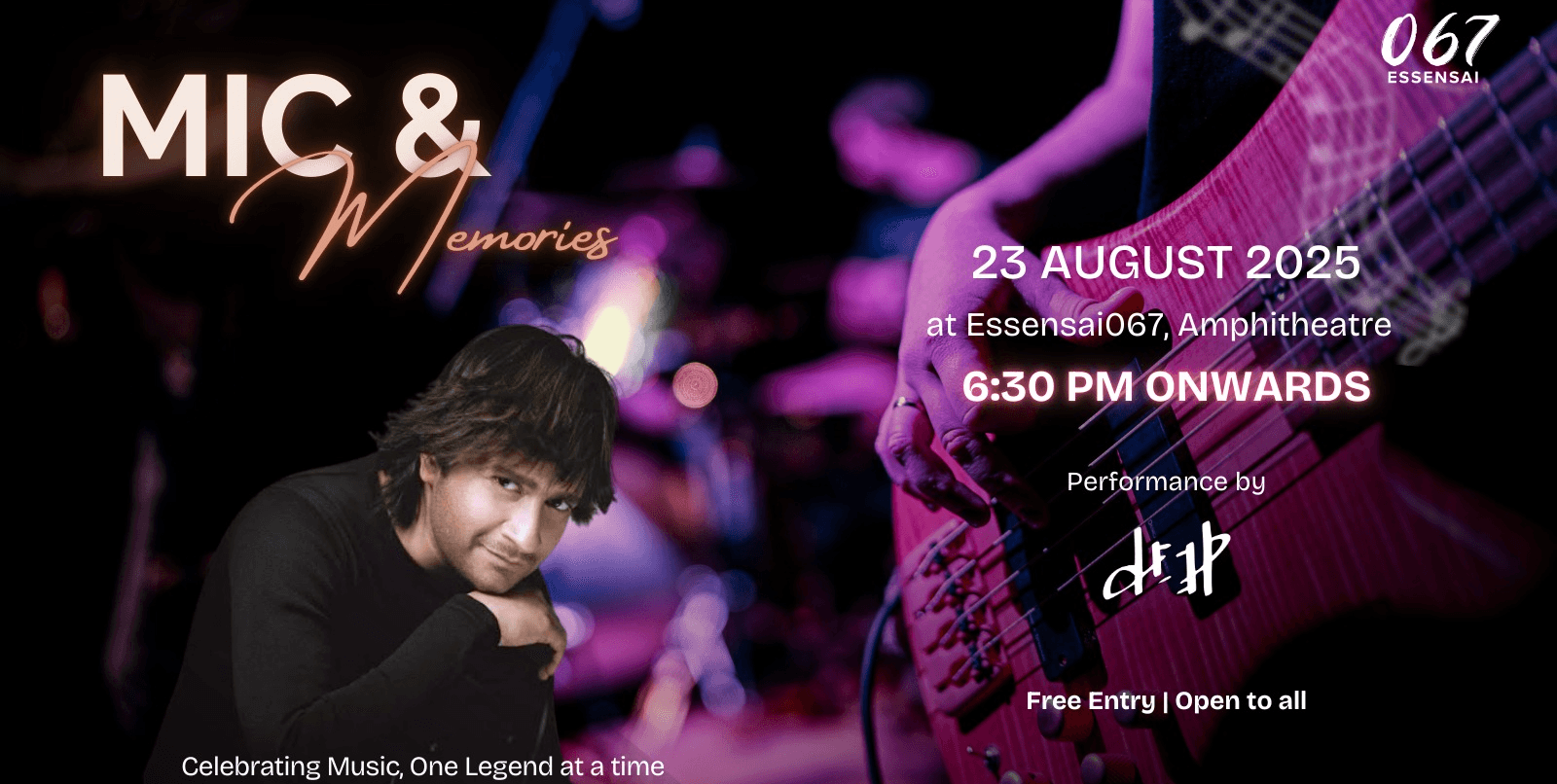 Mic And Memories - Celebrating Music One Legend At A Time