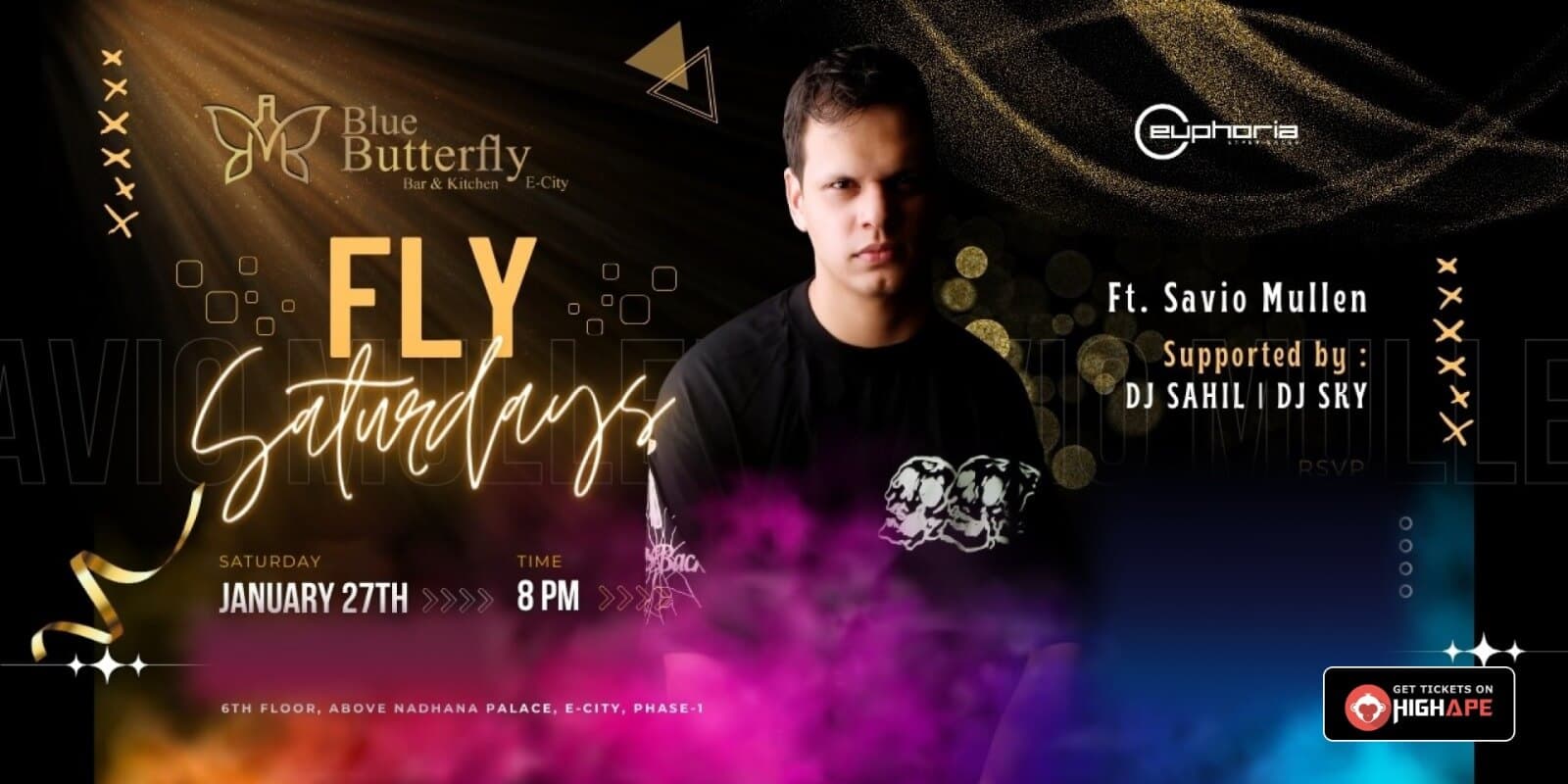 Fly Saturdays | Blue Butterfly