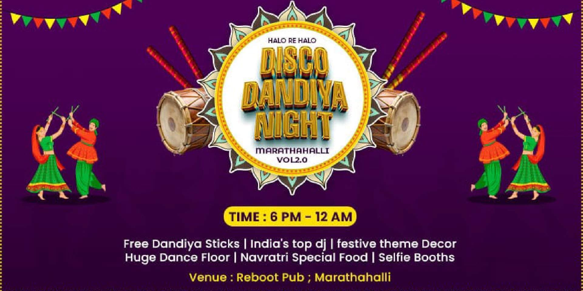 Marathalli Biggest Disco Dandiya Night Season 2