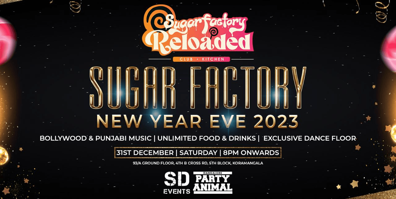 Sugar factory New Year Eve 2023