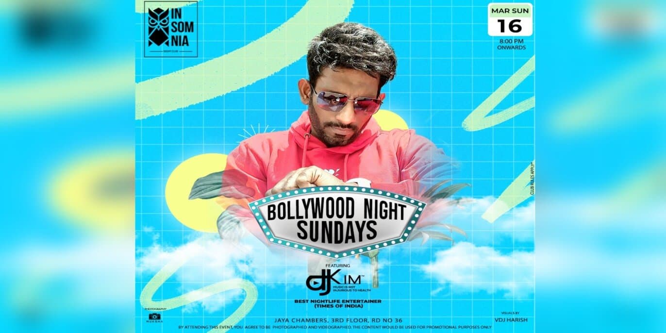Sunday Bollywood Night Ft DJ Kim