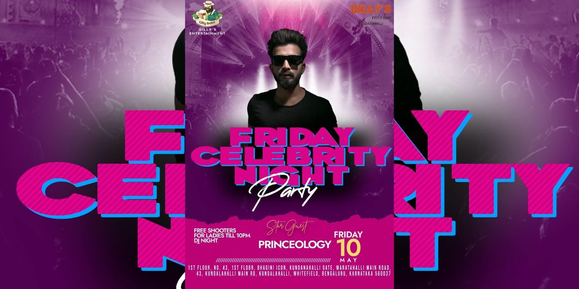 Friday Celebrity Night Party