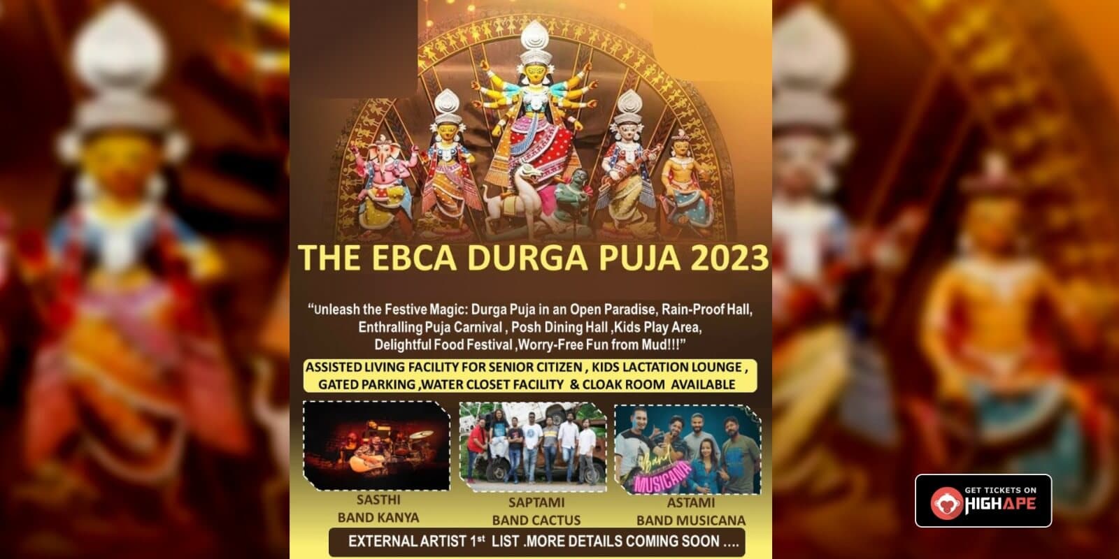 The EBCA Durga Puja 20023 
