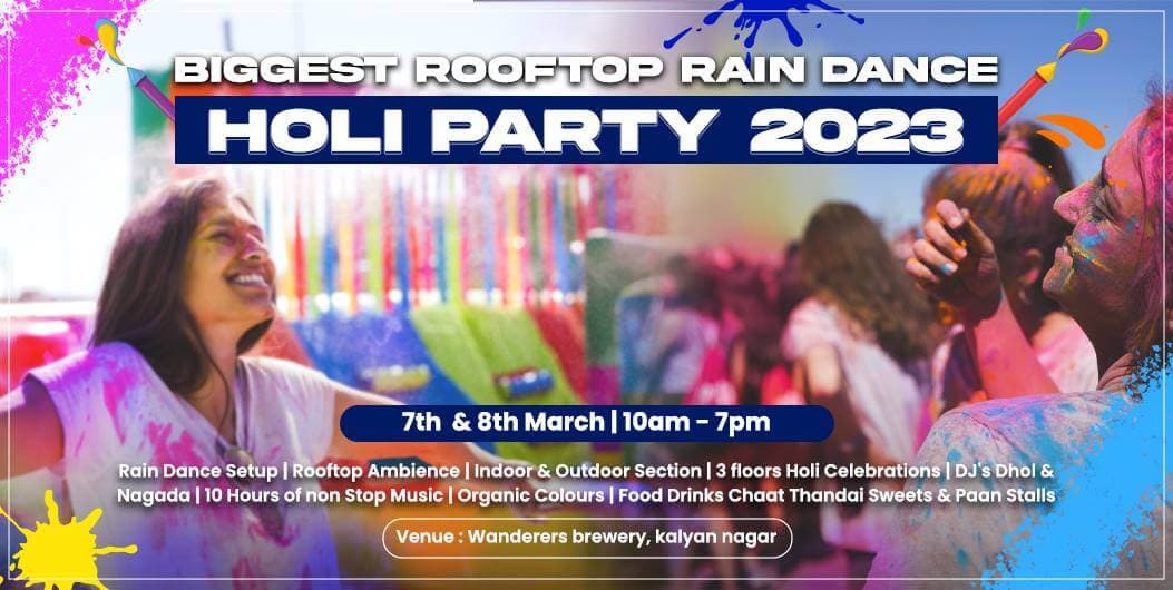 The Biggest Rain Dance Rooftop Party 2023