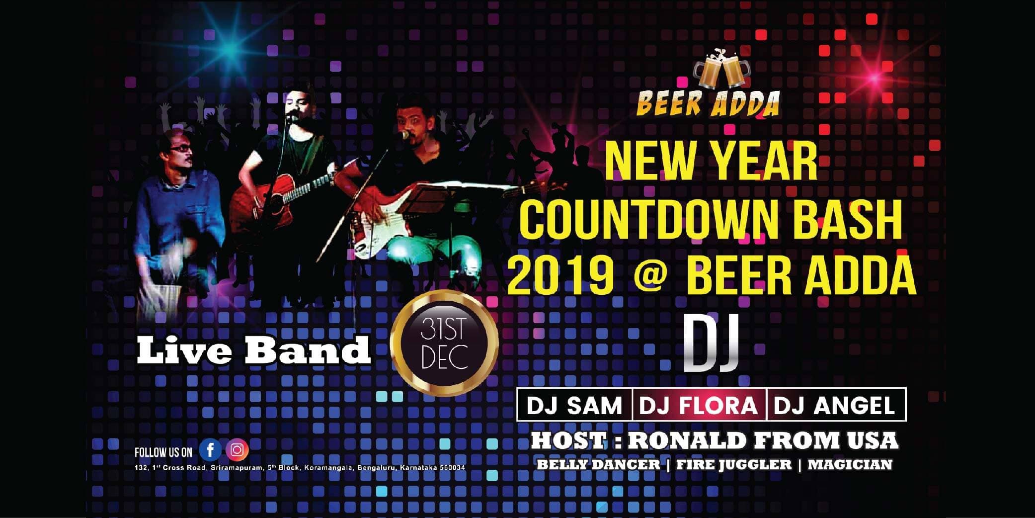 New Year Party at Beer Adda