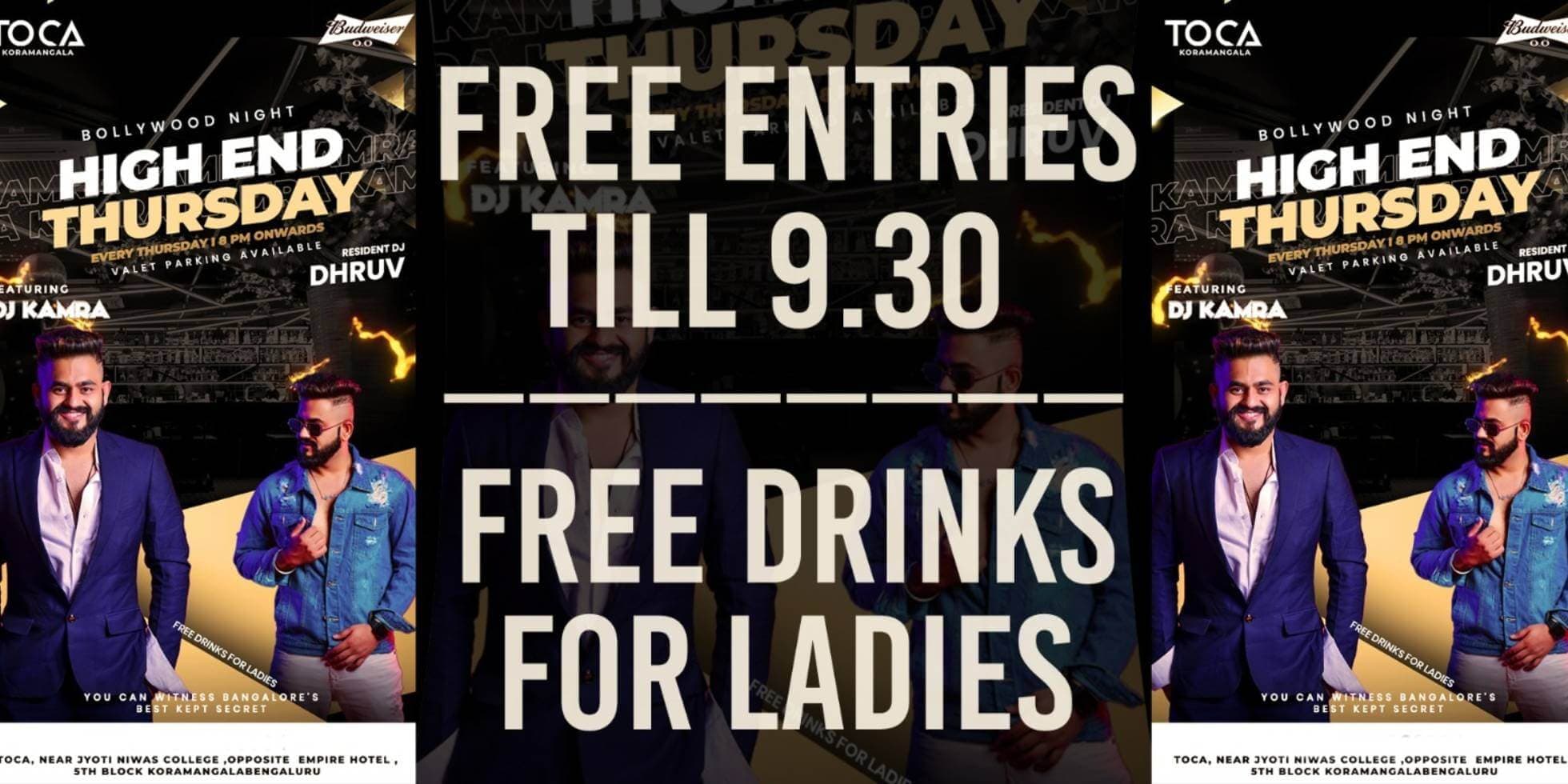 High End Thursday At Toca Koramangala