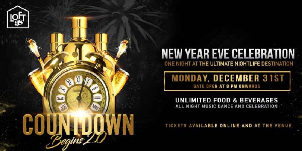 The Countdown Begins 2.0 NYE 2019