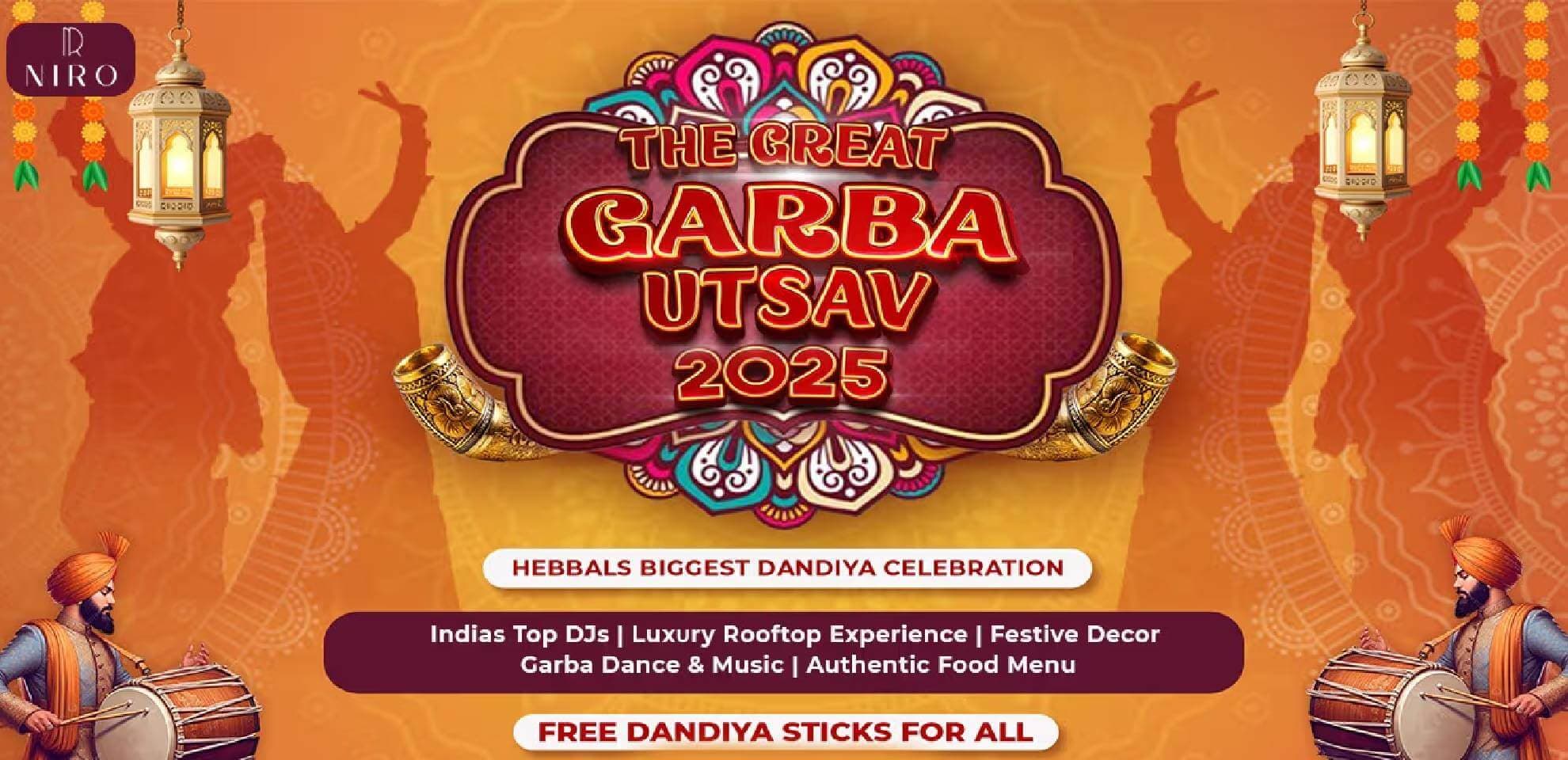The Great Garba Utsav 2025 | Niro Taproom 