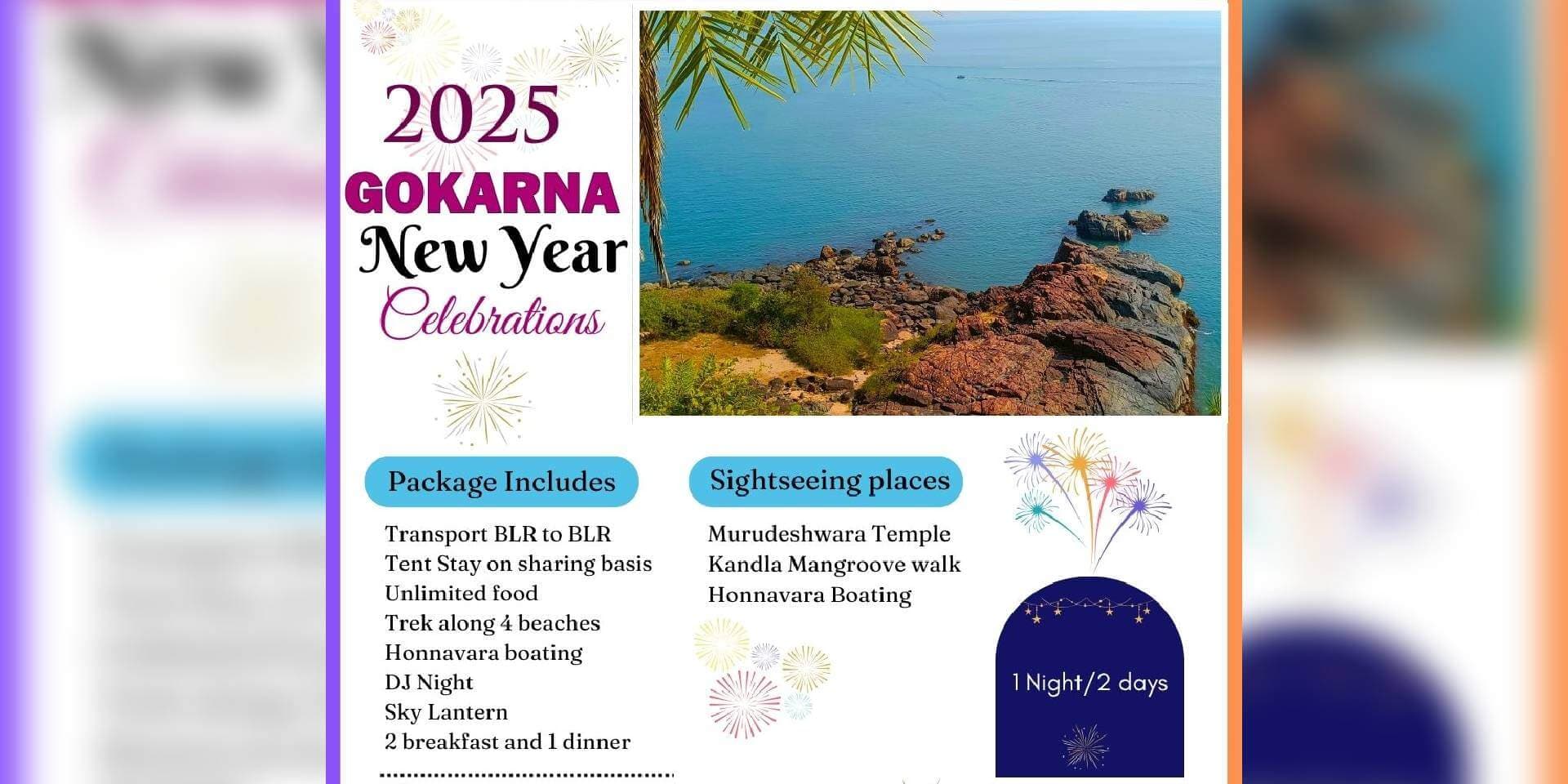 Gokarna New Year 2025 Celebrations 
