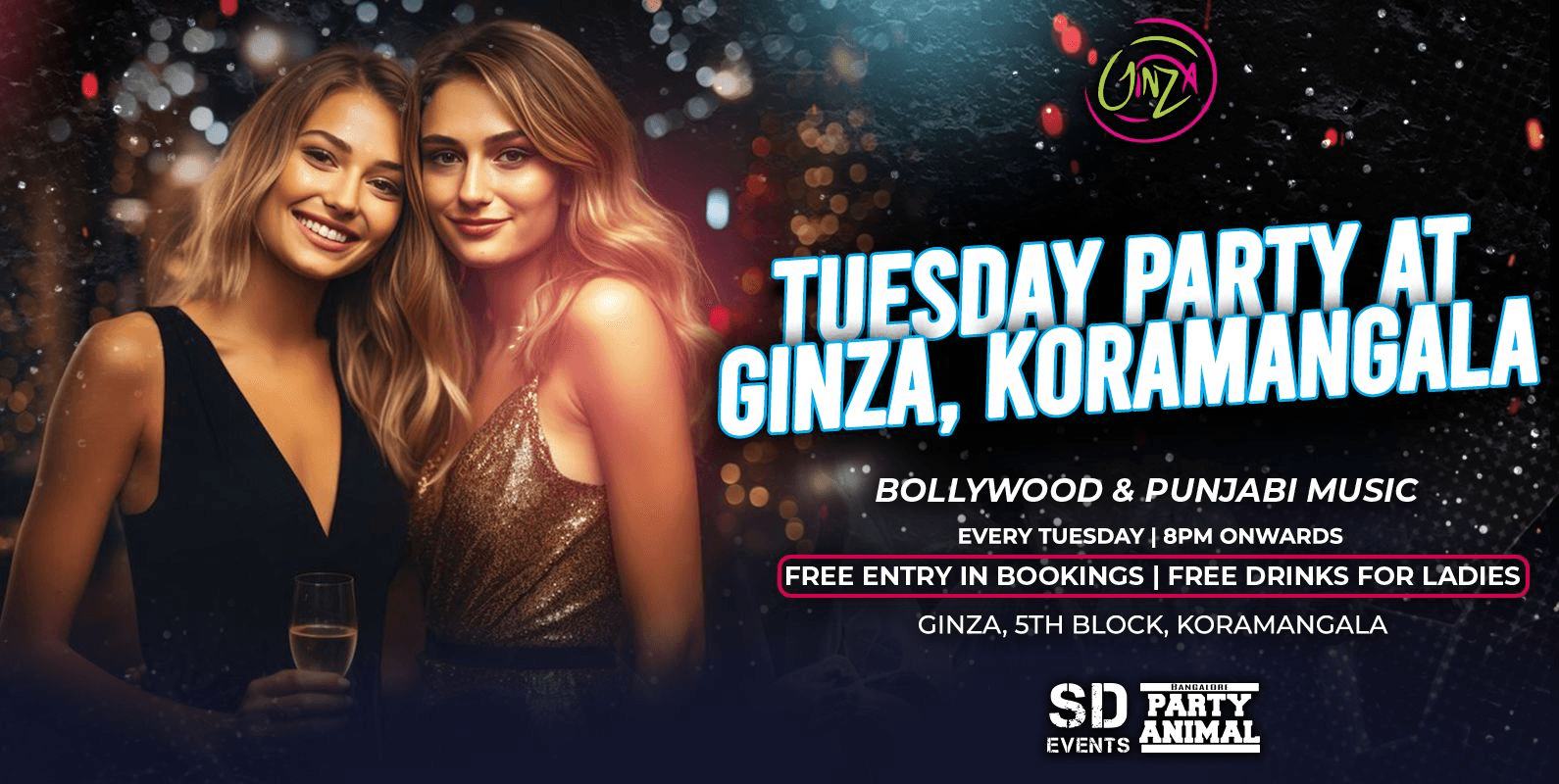 Tuesday Let's Party At GINZA