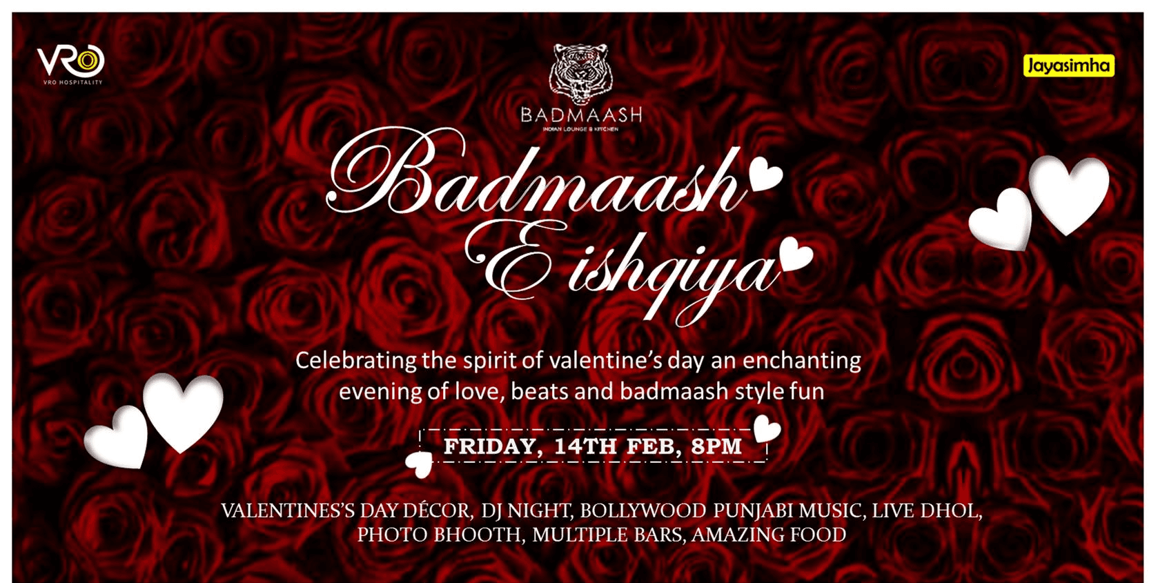 E-ishqiya Valentines Day party | Badmaash Koramangala