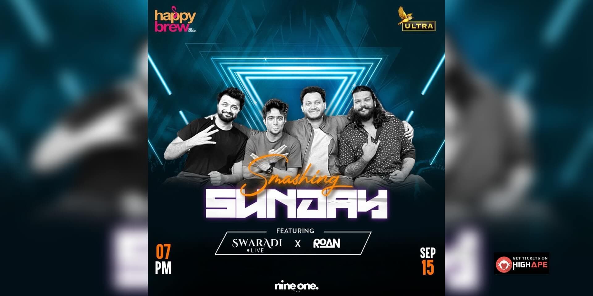 Smashing Sunday Ft Swaradi x DJ Roan