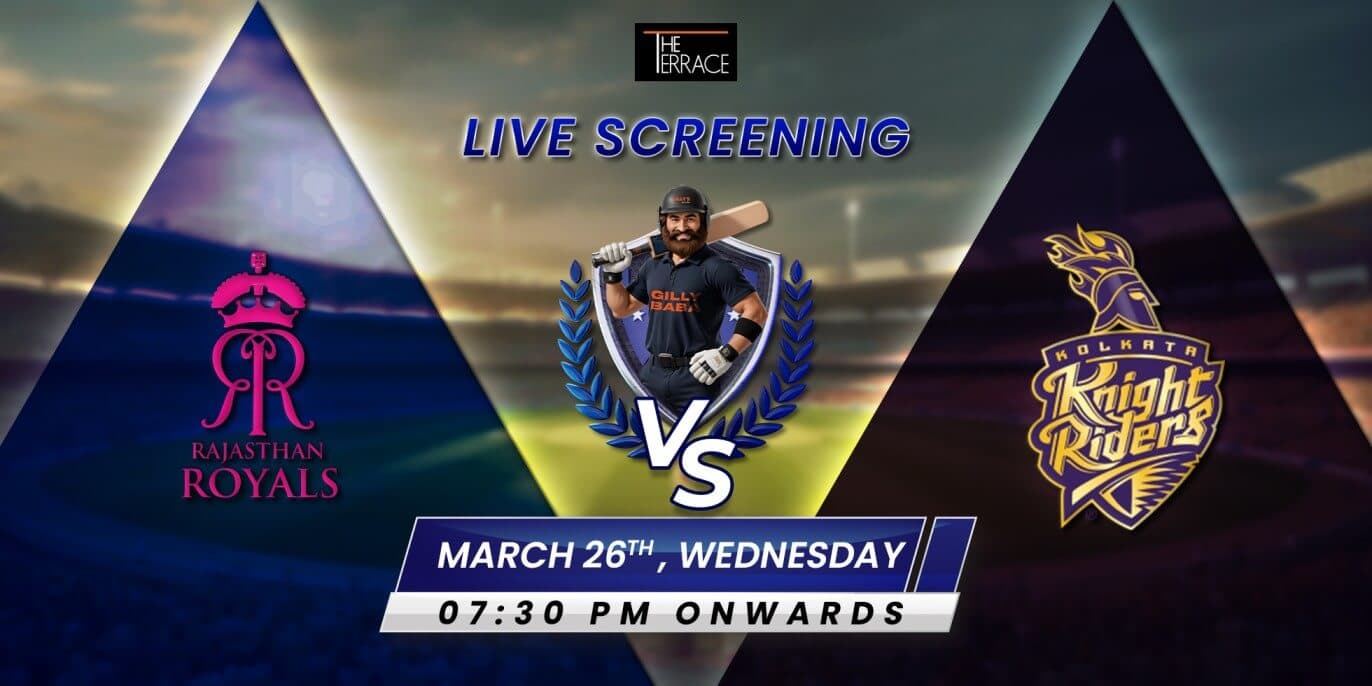 IPL Live Screening | RR Vs KKR