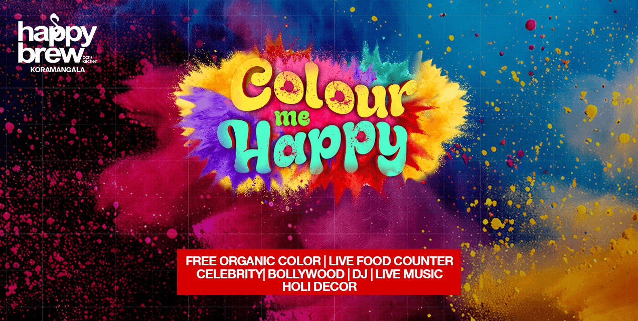 Colour Me Happy Holi | Happy Brew