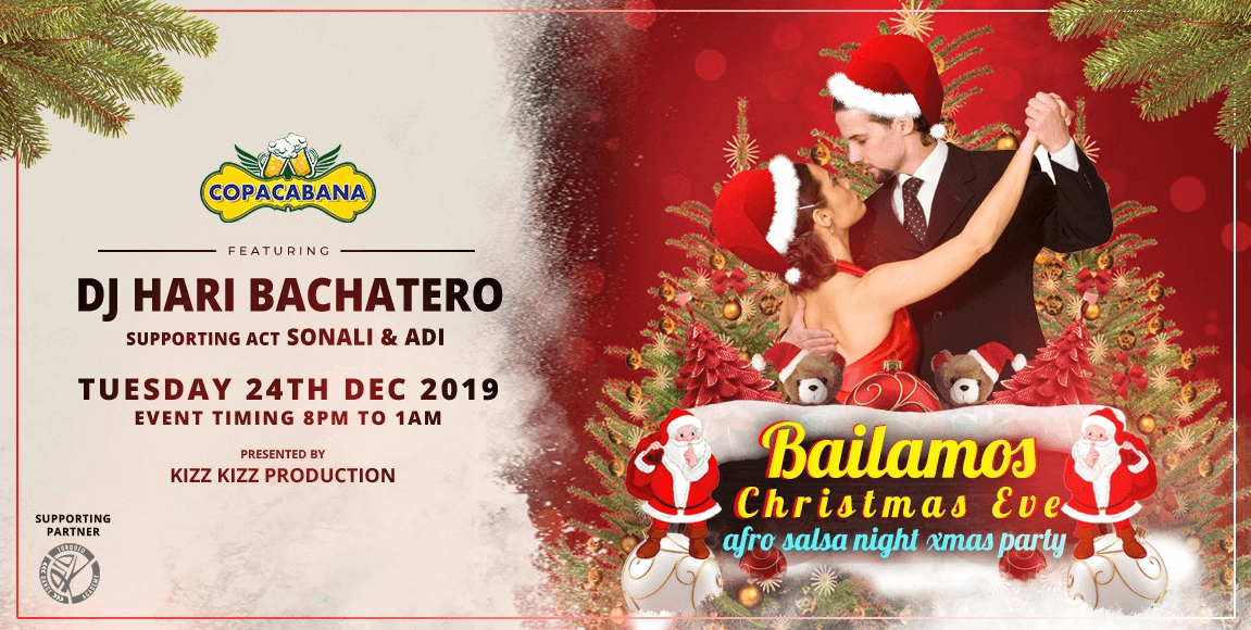 Bailamos Christmas Eve Afro Latin Salsa Night
