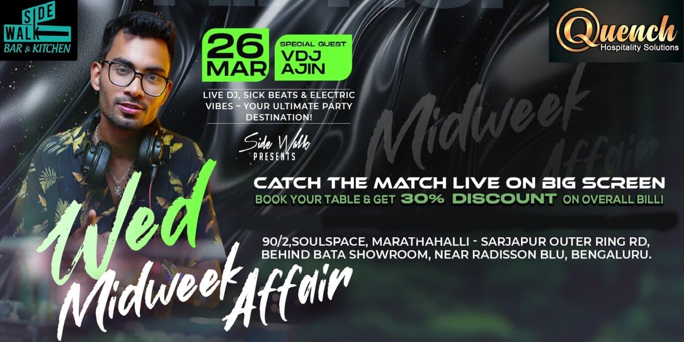 Wednesday Mid Week Affair