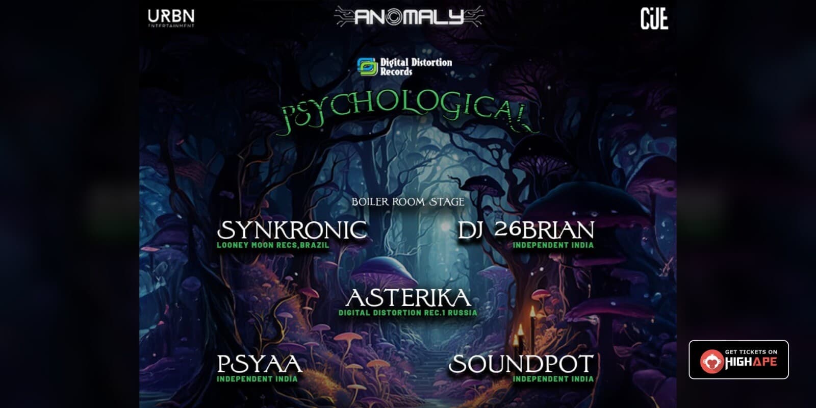 Psychological | Anomaly Boiler Room Stage