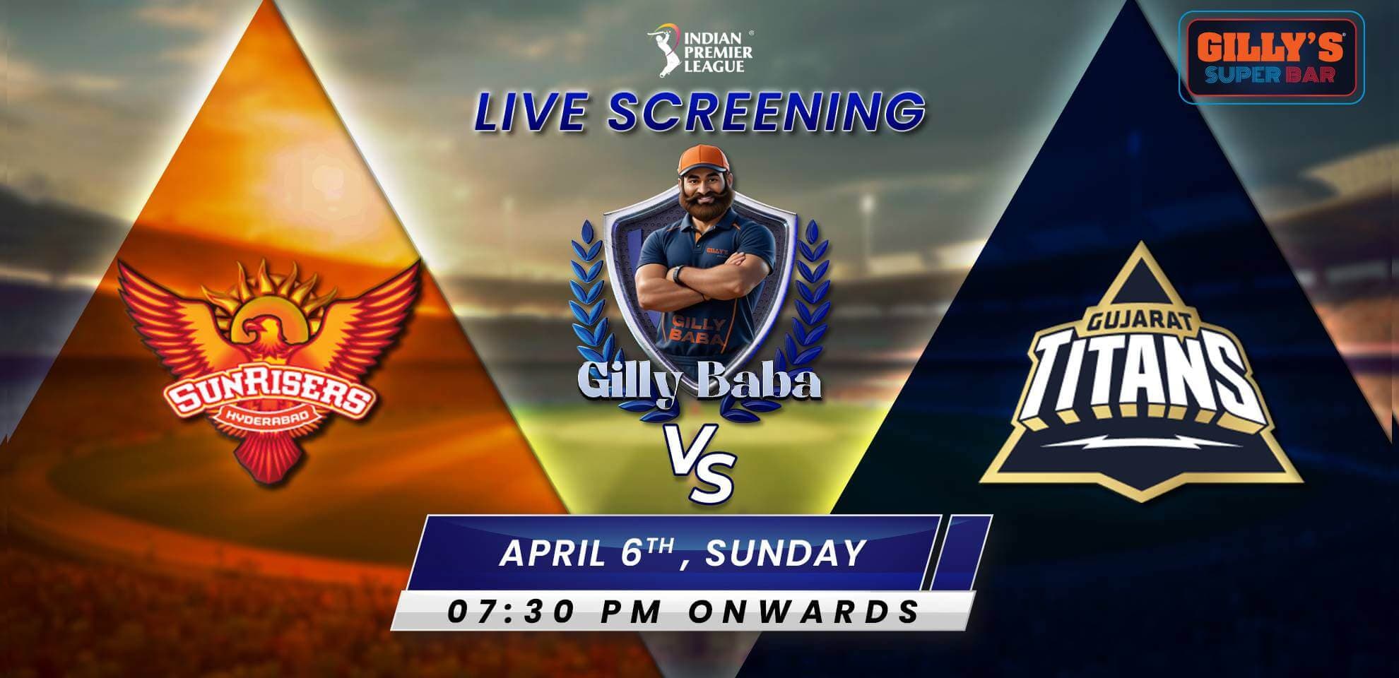 SRH Vs GT | IPL Live Screening 