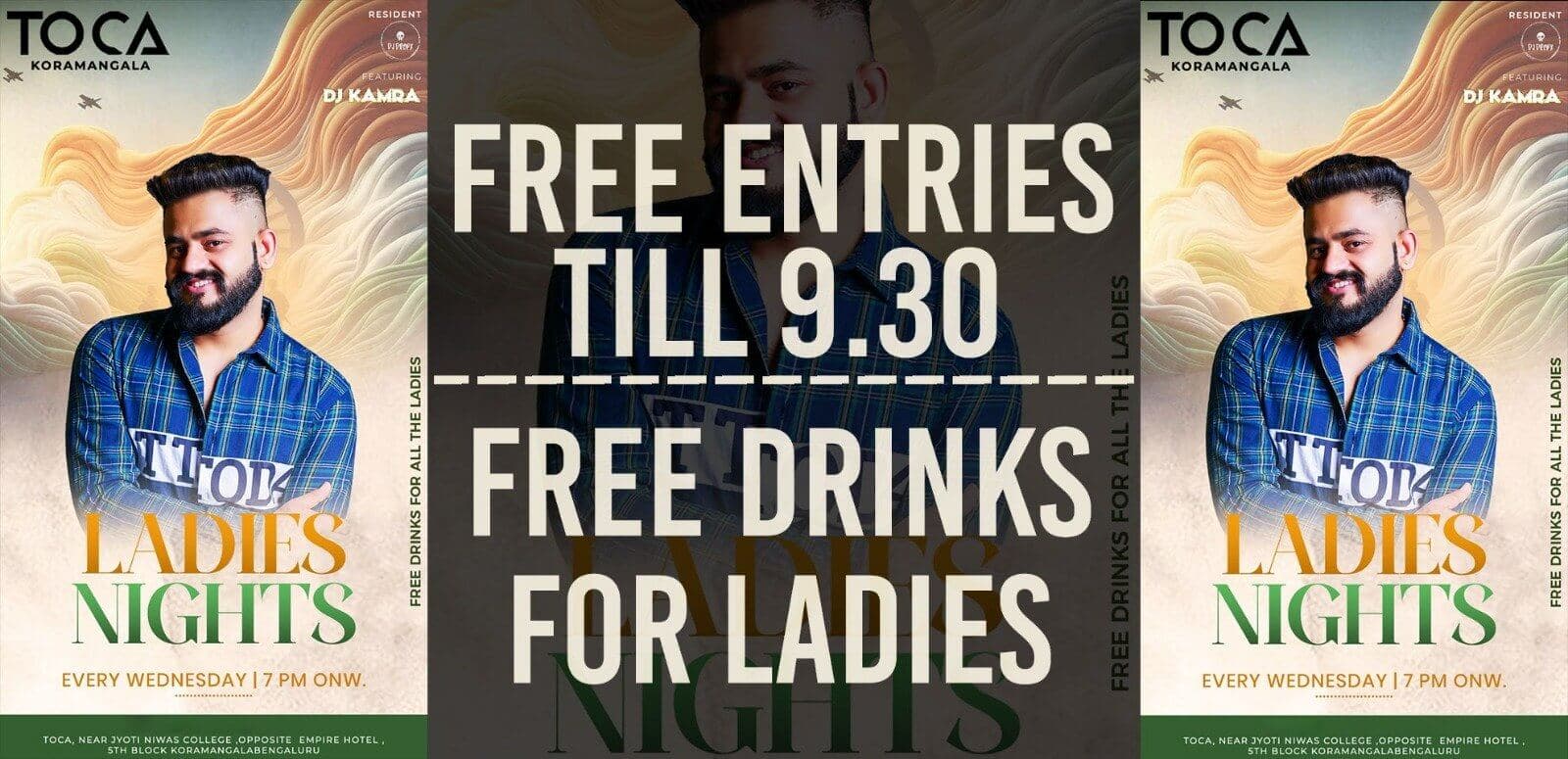 Wednesday Ladies Night | Toca Koramangala