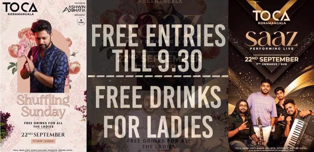 Shuffling Sunday | Toca Koramangala