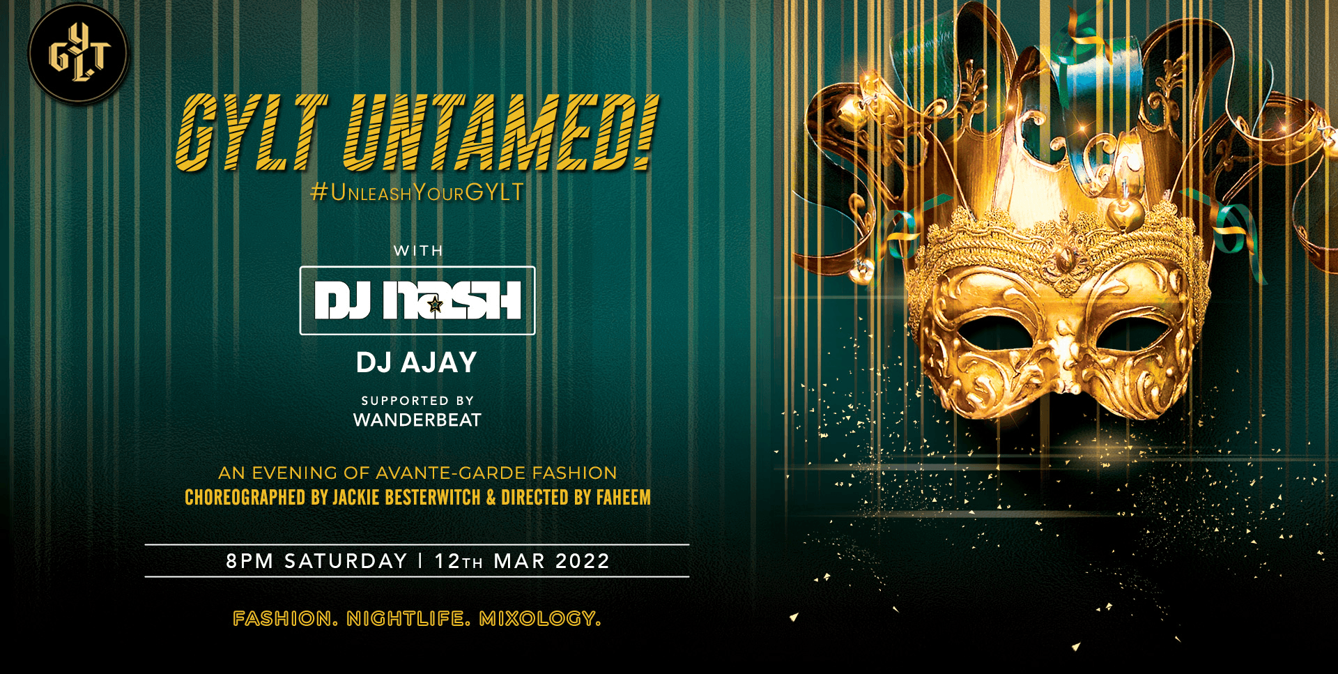 GYLT Untamed - Unleash Your Gylt With DJ Nash | 12 Mar