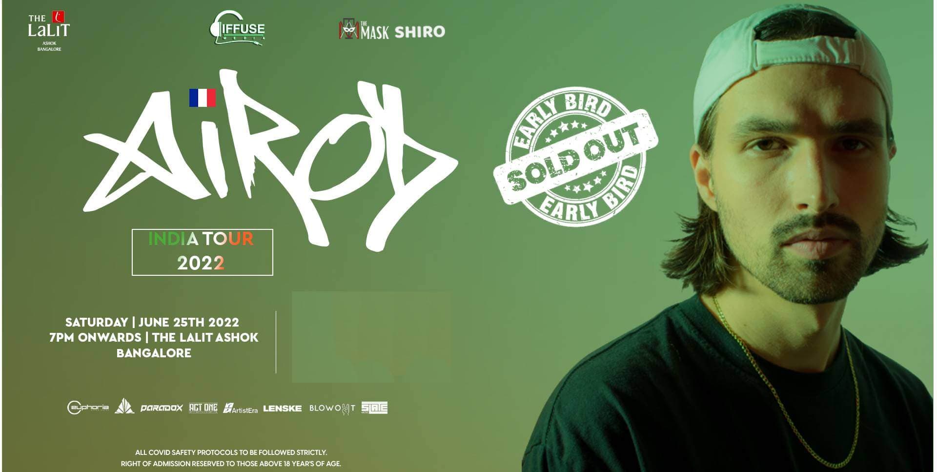 Airod Debut India Tour 2022 | Bangalore