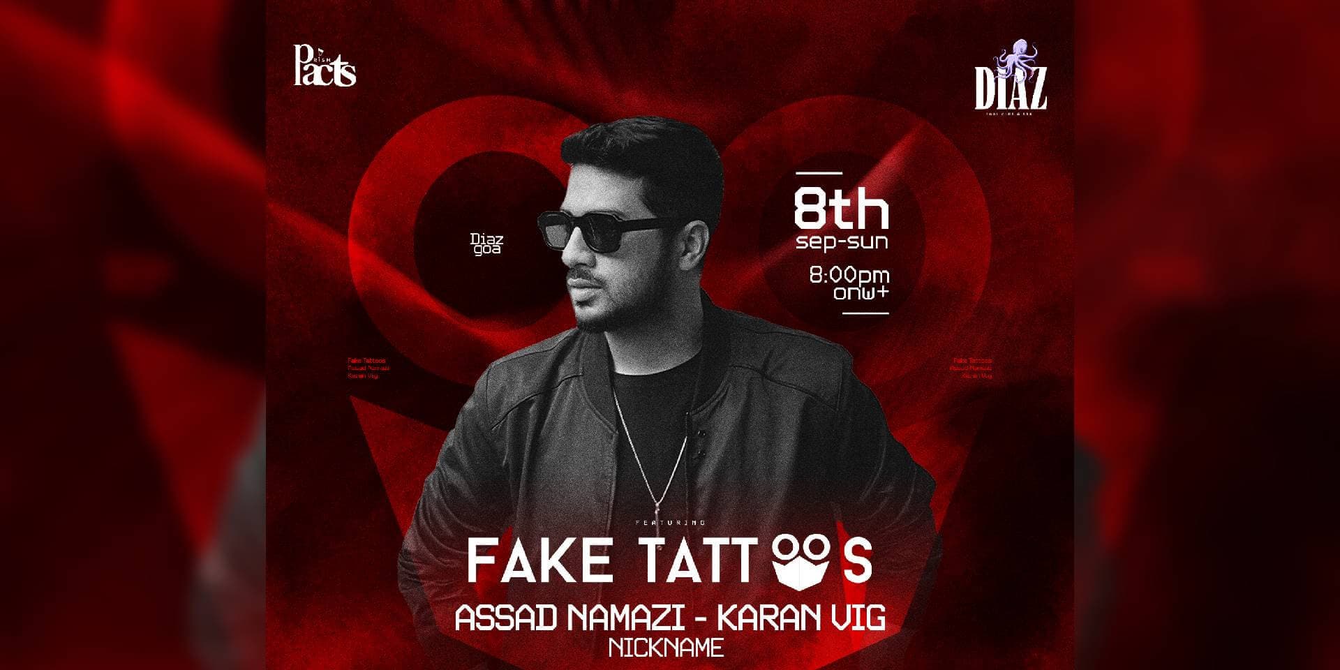 Fake Tattos Live | Diaz Pool Club 