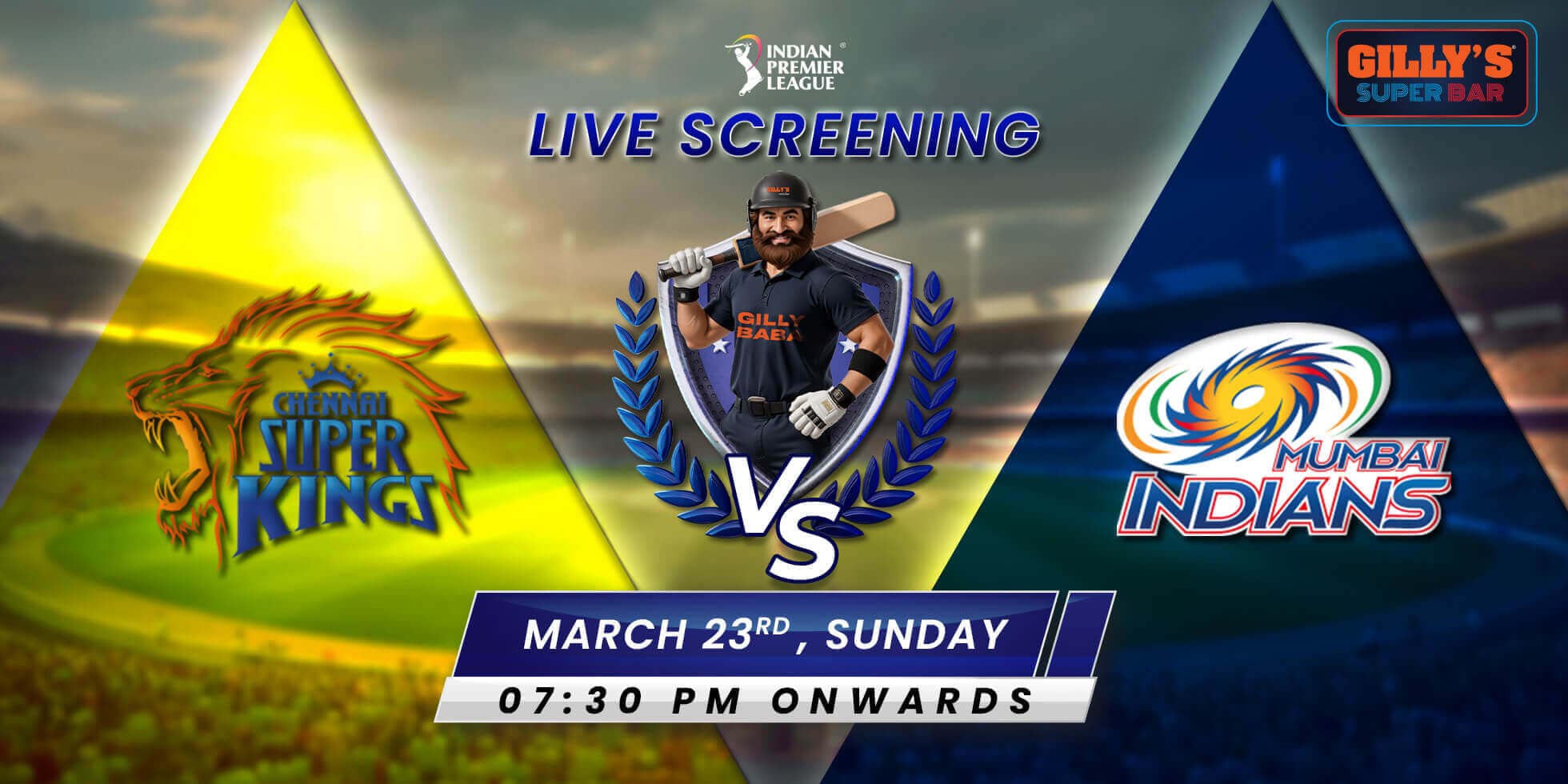 IPL Live Screening | CSK Vs MI