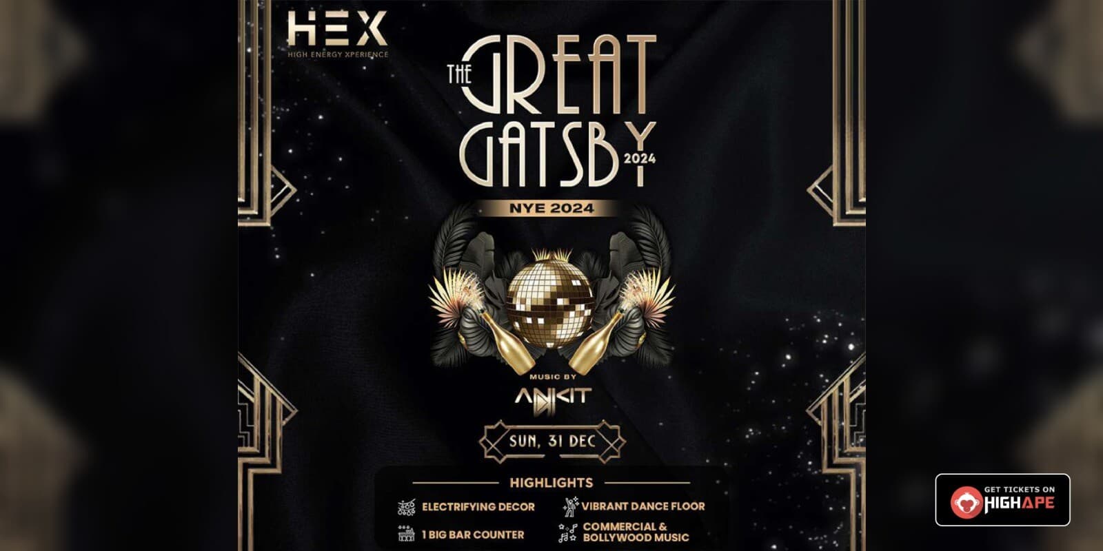 The Great Gatsby NYE 2024 