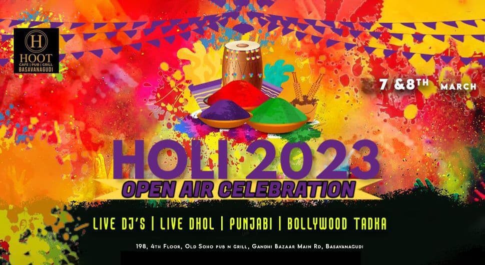 Holi 2023 : Open Air Celebration