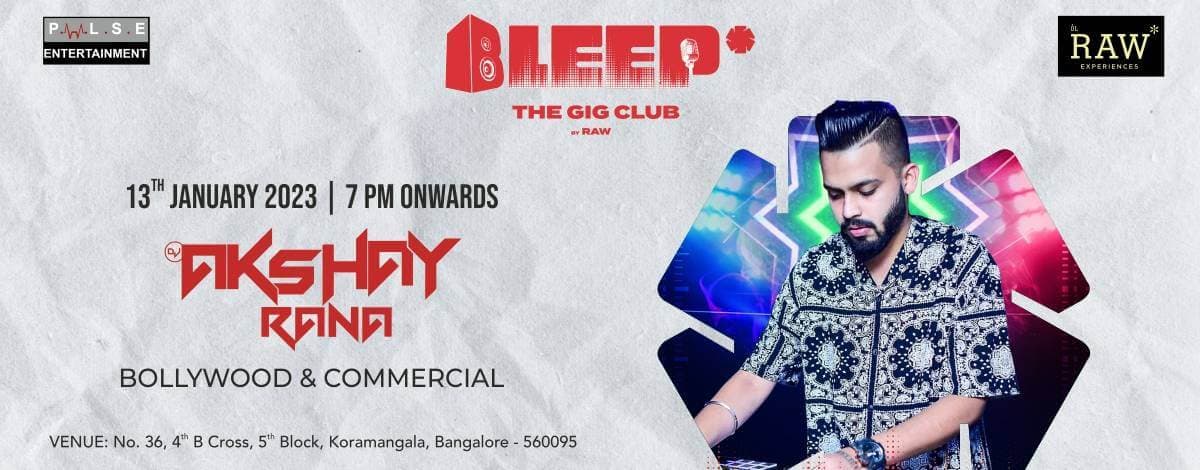 Friday Night Bollywood & Commercial 