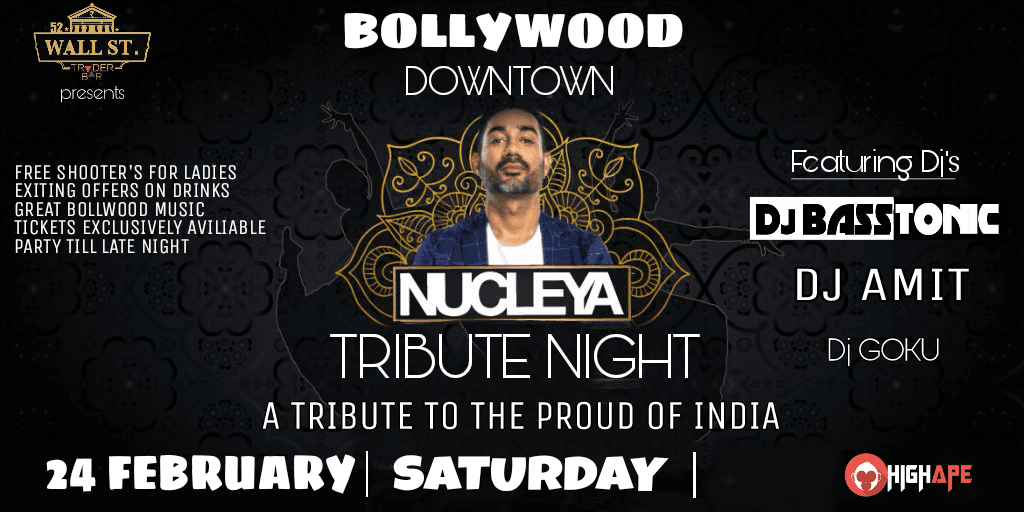 Bollywood Downtown Nucleya Tribute Night